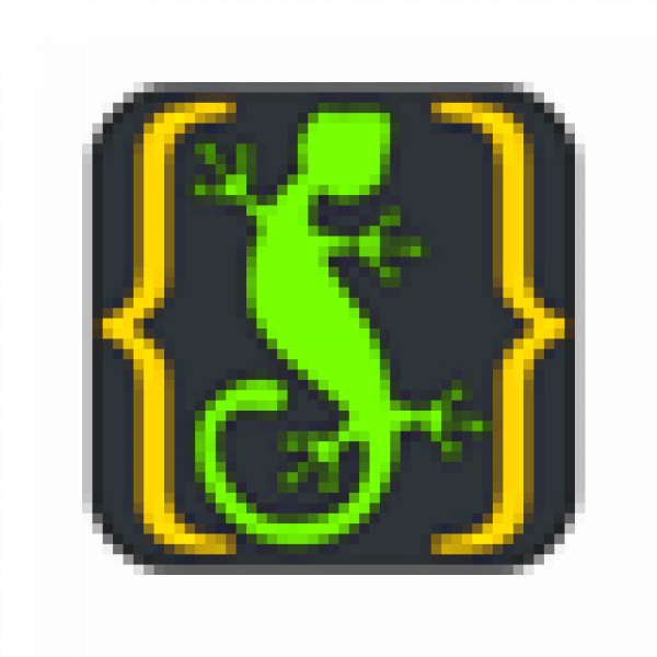 Midnight lizard icon