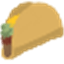 Meat taco icon