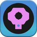 Circle Dragger: watch out for the black dots and obstacles icon