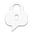 Secure chat icon