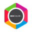 Hexagon colors icon