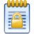 Lock note icon