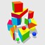 4D toys icon