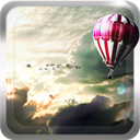 Hot air balloon 3d wallpaper icon