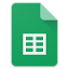 Google Drive: Sheets icon