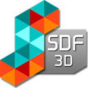 SDF 3D Icon