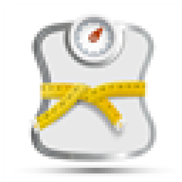 BMI calculator and weight loss tracker icon