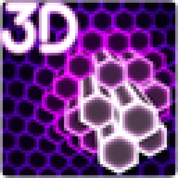 Hexagon Particles 3D Live Wallpaper Icon