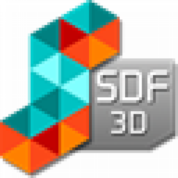 SDF 3D Icon