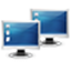 Dual monitor taskbar icon