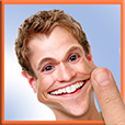 Photo wrap icon (funny face change)