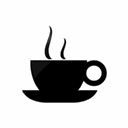 Virtual coffee shop icon