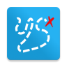 Garage sale treasure map icon