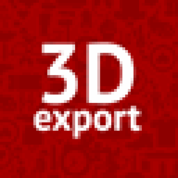 3D Export Icon