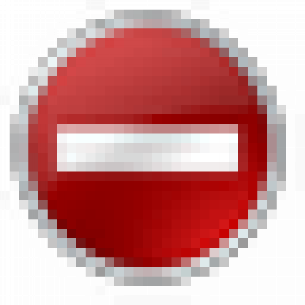 Process blocker icon