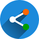 BharatSend - Indian File Sharing App Icon