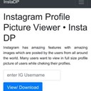 Instadp Downloader icon