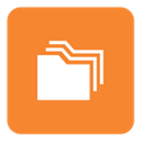 Simple file manager icon