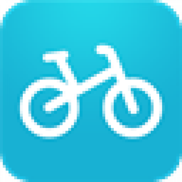 Bicycle map icon