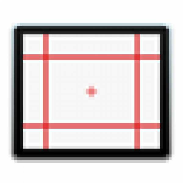 Red lines tools icon